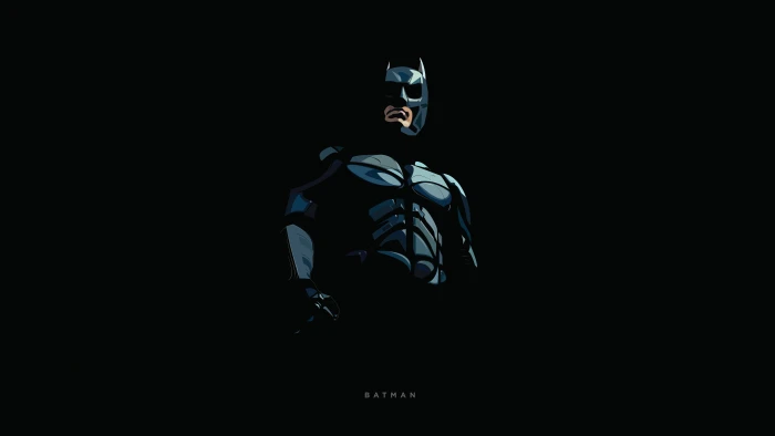Batman Minimal Artwork 2k 4k 5k 8k