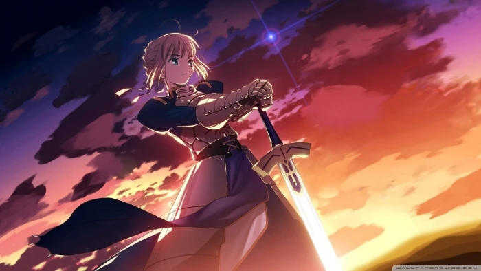 Sabre Fate Stay Night digital wallpaper Saber Series anime girls 2k