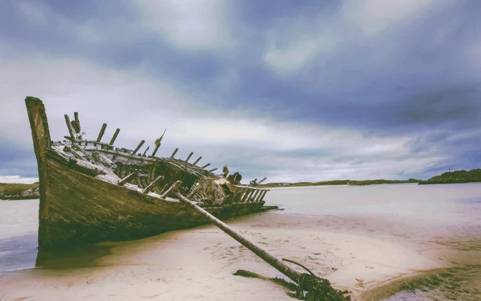 sea beach water cloud sky nautical vessel beauty in nature 2k