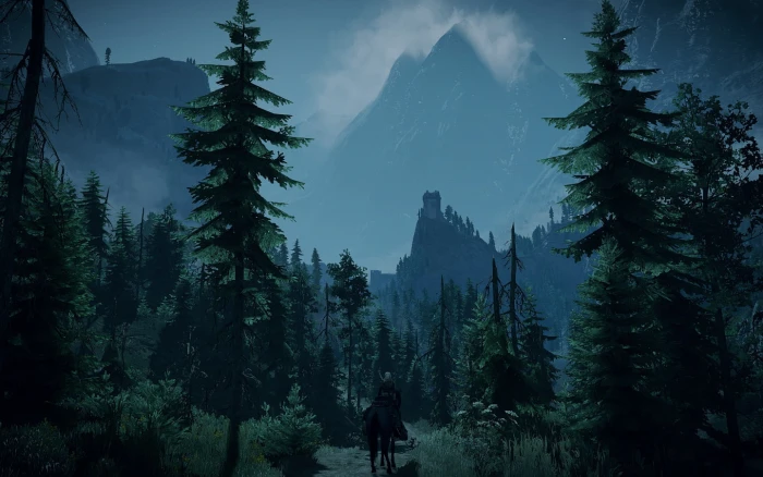 the witcher 3 wild hunt ciri geralt of rivia tree plant beauty in nature