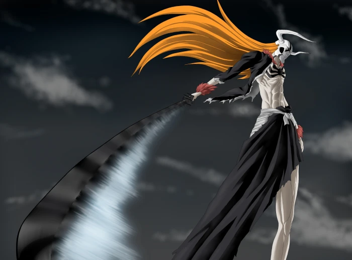 Beach Kurosaki Ichigo bleach sword hollow wave weapons symbol 2k