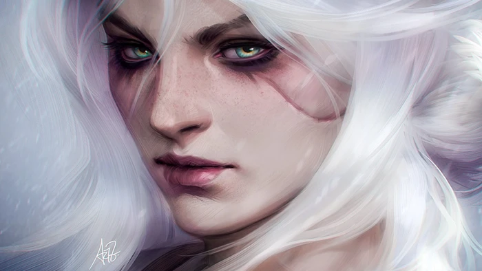 The Witcher 3 Wild Hunt Cirilla Fiona Elen Riannon portrait 2k