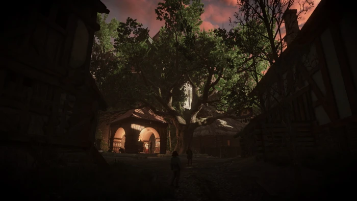 The Witcher 3 Wild Hunt video games architecture tree built structure 2k