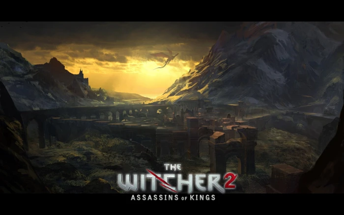 The Witcher HD the witcher 2 assassins or kings poster video games 2k