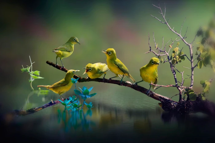 birds animals nature water 2k