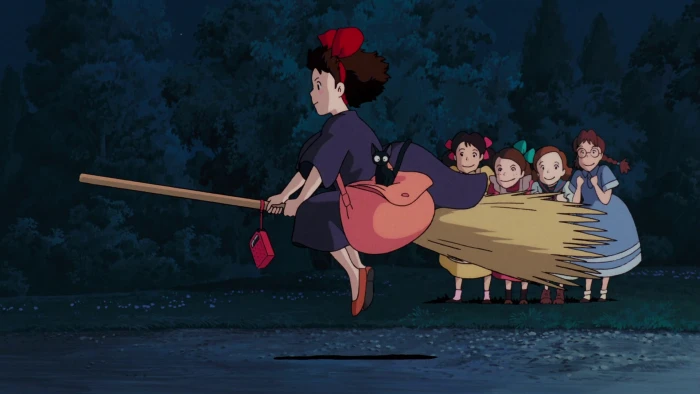 Studio Ghibli Kiki's Delivery Service anime film stills 2k