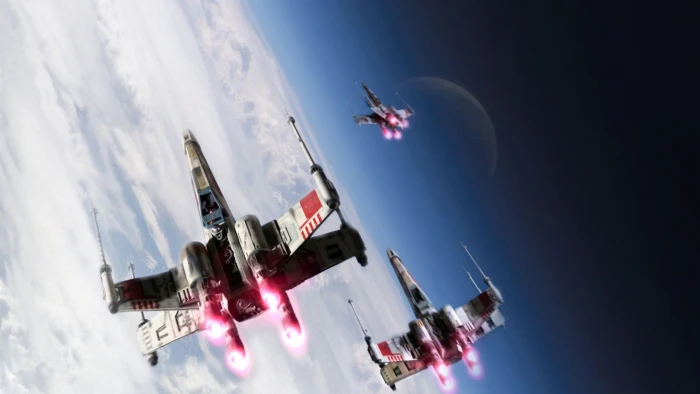 three Star Wars Wing Fighters movies transportation sky 2k