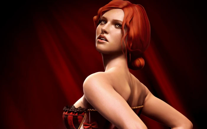 Witcher 2 Assassins Kings Triss Merigold background 2k