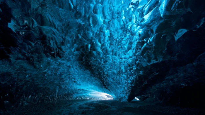 cave blue nature ice underwater rock no people 2k