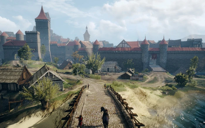 Ciri Geralt Of Rivia The Witcher 3 Wild Hunt architecture