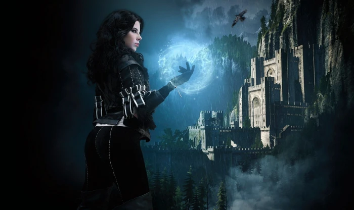 Women Cosplay Brunette The Witcher 3 Wild Hunt Yennefer of Vengerberg 2k