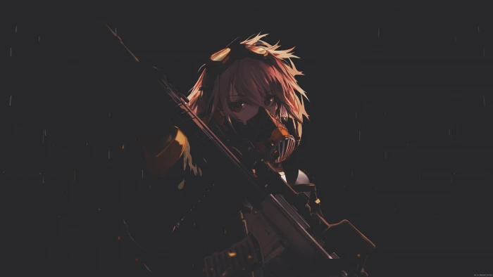 yellow haired female anime wallpaper girls one person 2k 4k