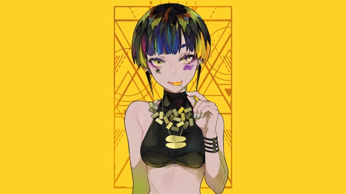 digital art anime girls women original characters artwork 2k