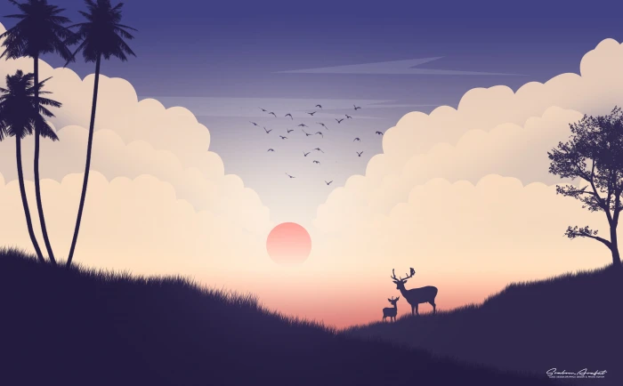 digital art artwork illustration minimalism vector 2k