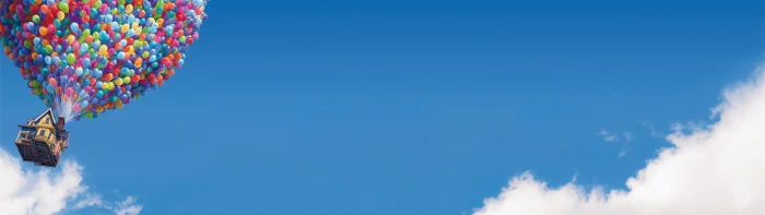 Disney Pixar Up movie poster multiple display sky 2k 4k