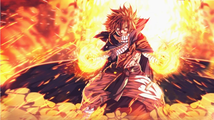 Fairy Tail Natsu Dragneel anime flame fire Natural Phenomenon 2k