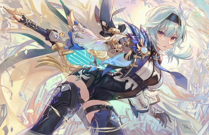 Genshin Impact Eula impact anime girls