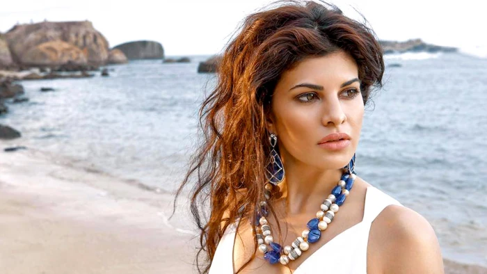 Jacqueline Fernandez Latest Beach Photoshoot portrait water 2k