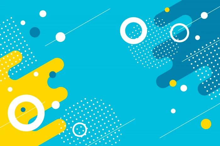 line circles abstraction background colorful geometry 2k