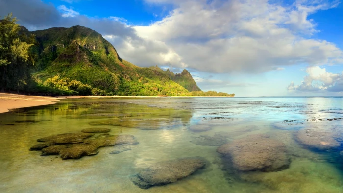nature beach sea water ocean landscape coast shore island 2k