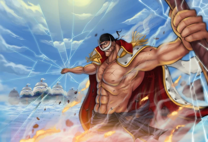 One Piece Captain Whitebeard illustration Anime Edward Newgate 2k