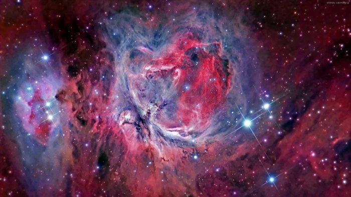 rosette nebula space deep outer galaxy universe 2k