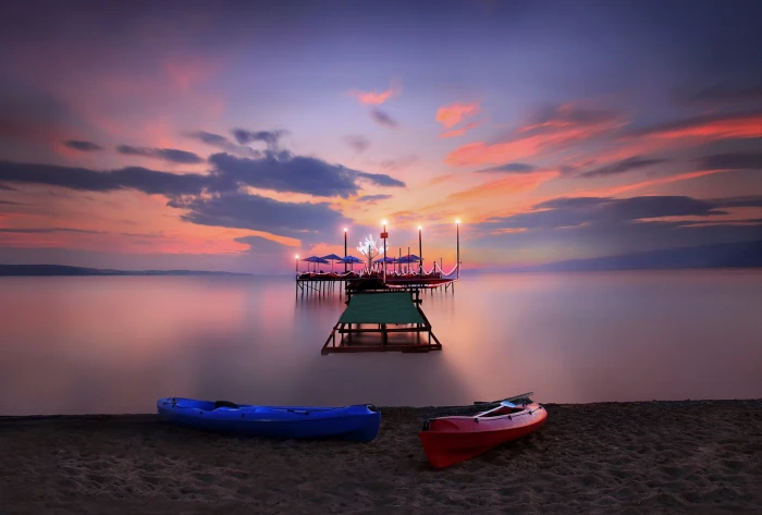 sea beach water cloud sky transportation nautical vessel 2k