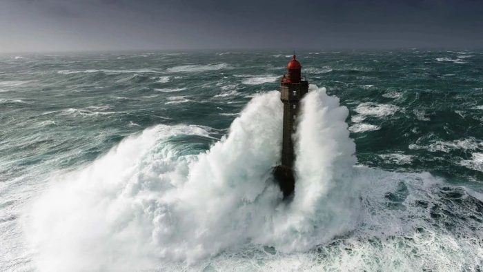 sea wave wind water la jument ocean sky coast ushant mar 2k