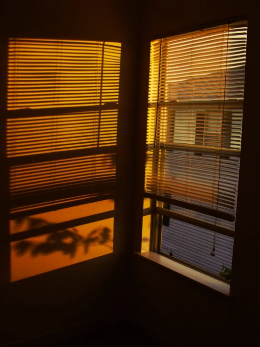 Sunset Window Sunlight View window view warm scenery 2k
