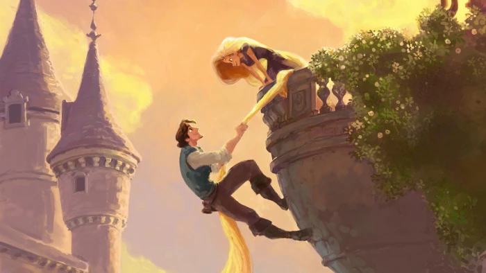 Tangled movie Rapunzel Eugene 2k