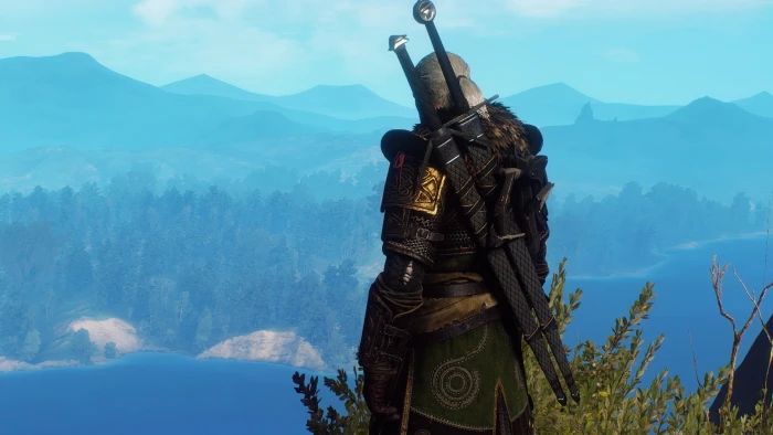 the witcher 3 wild hunt geralt of rivia mountain 2k