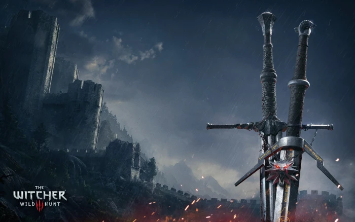The Witcher 3 Wild Hunt sword Geralt of Rivia 2k