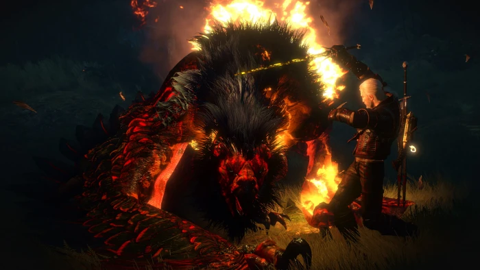 The Witcher 3 Wild Hunt White Wolf Geralt of Rivia 2k