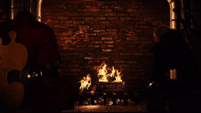 The Witcher 3 Wild Hunt video games wall fireplace brick 2k