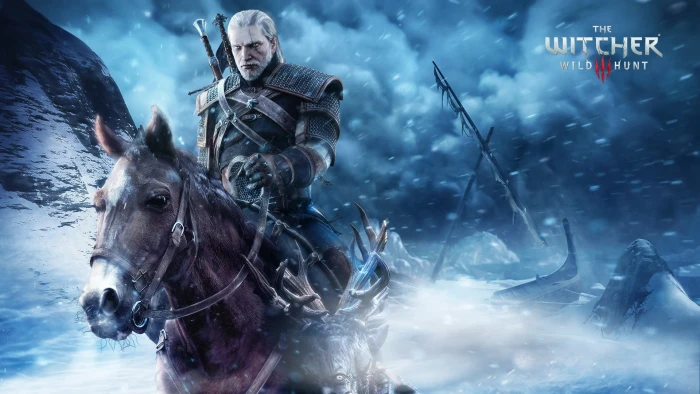 The Witcher Wild Hunt game cover 3 video games 2k