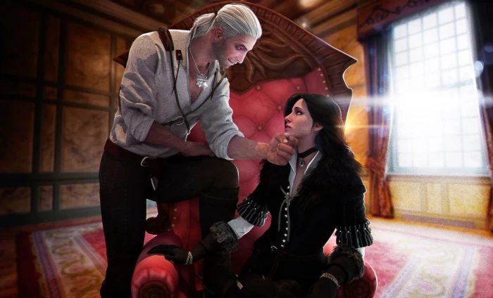 The Witcher 3 Wild Hunt Geralt of Rivia Yennefer Vengerberg 2k