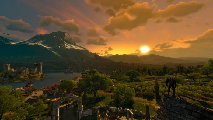 The Witcher 3 Wild Hunt Sunset Blood and Wine 2k