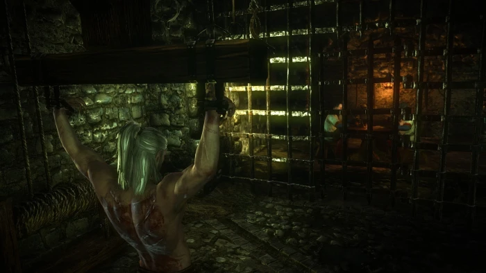 white haired man character in prison The Witcher 2 Assassins of Kings 2k