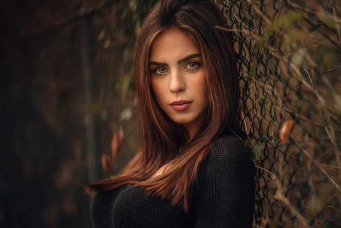 women's black top face portrait Martin K hn Marlen Valderrama Alvar z 2k