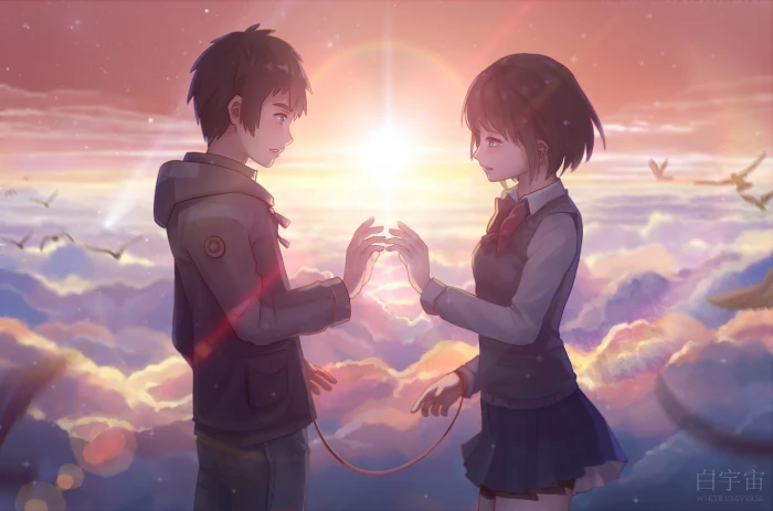 You're Name digital wallpaper Kimi no Na Wa Miyamizu Mitsuha 2k