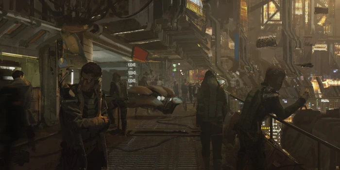 game wallpaper digital art artwork cyberpunk futuristic science fiction 2k