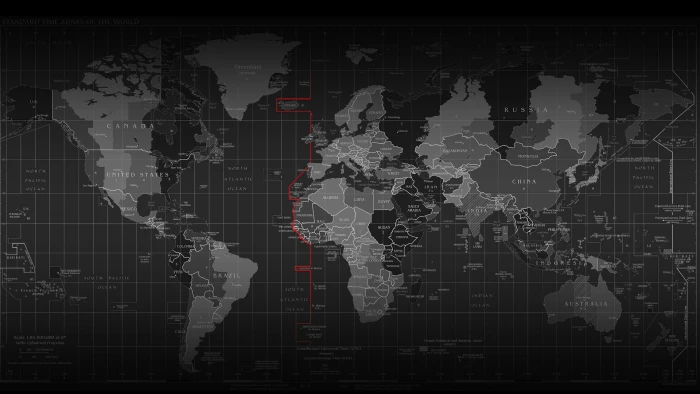 gray map illustration world time zones no people design 2k