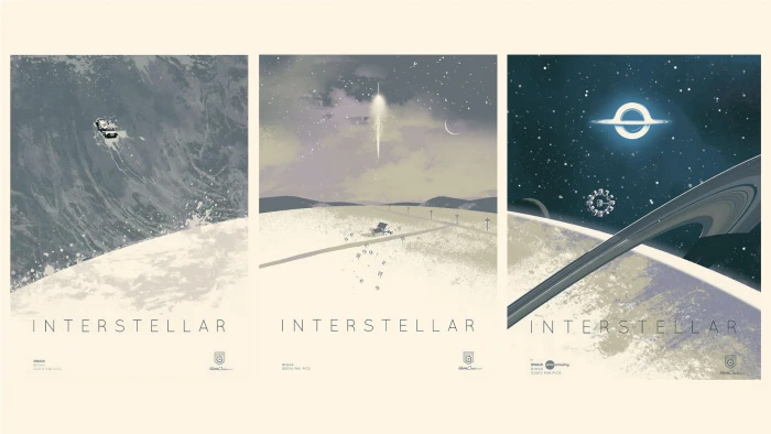 Interstellar illustrations movie movies poster 2k