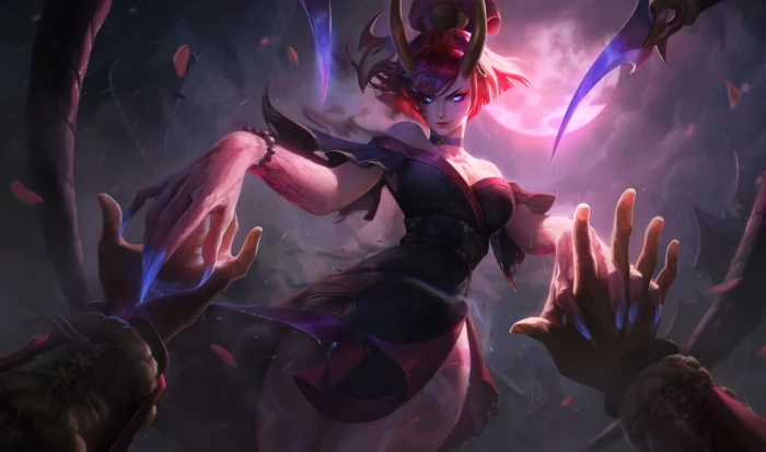 League of Legends Evelynn PC gaming horns 2k