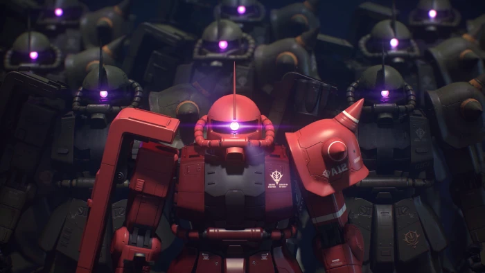 Mobile Suit Gundam anime mech Zaku II robot Char Aznable 2k