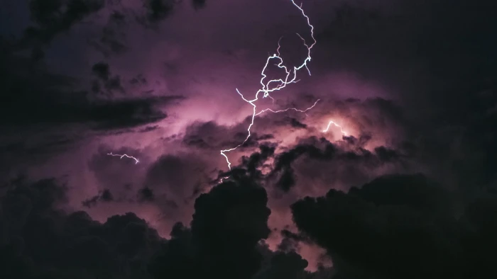nature dark storm lightning clouds cloud sky power in 2k
