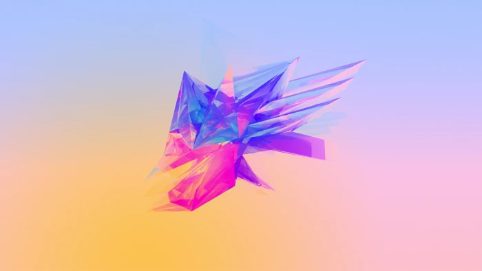 purple and pink illustration blue abstract painting 2k