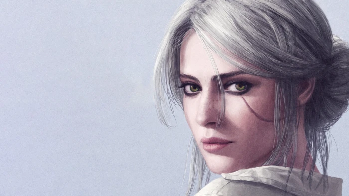 Cirilla Fiona Elen Riannon artwork The Witcher 3 Wild Hunt 2k