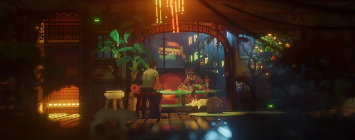 cartoon character wallpaper cyberpunk video games pixel art 2k 4k