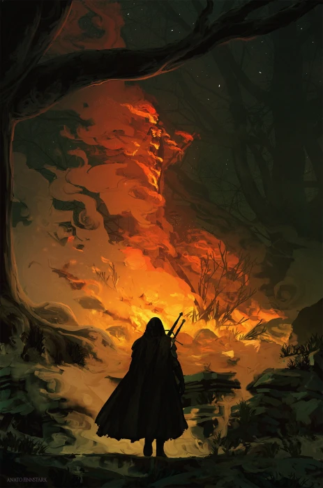 fantasy art artwork The Witcher Geralt of Rivia